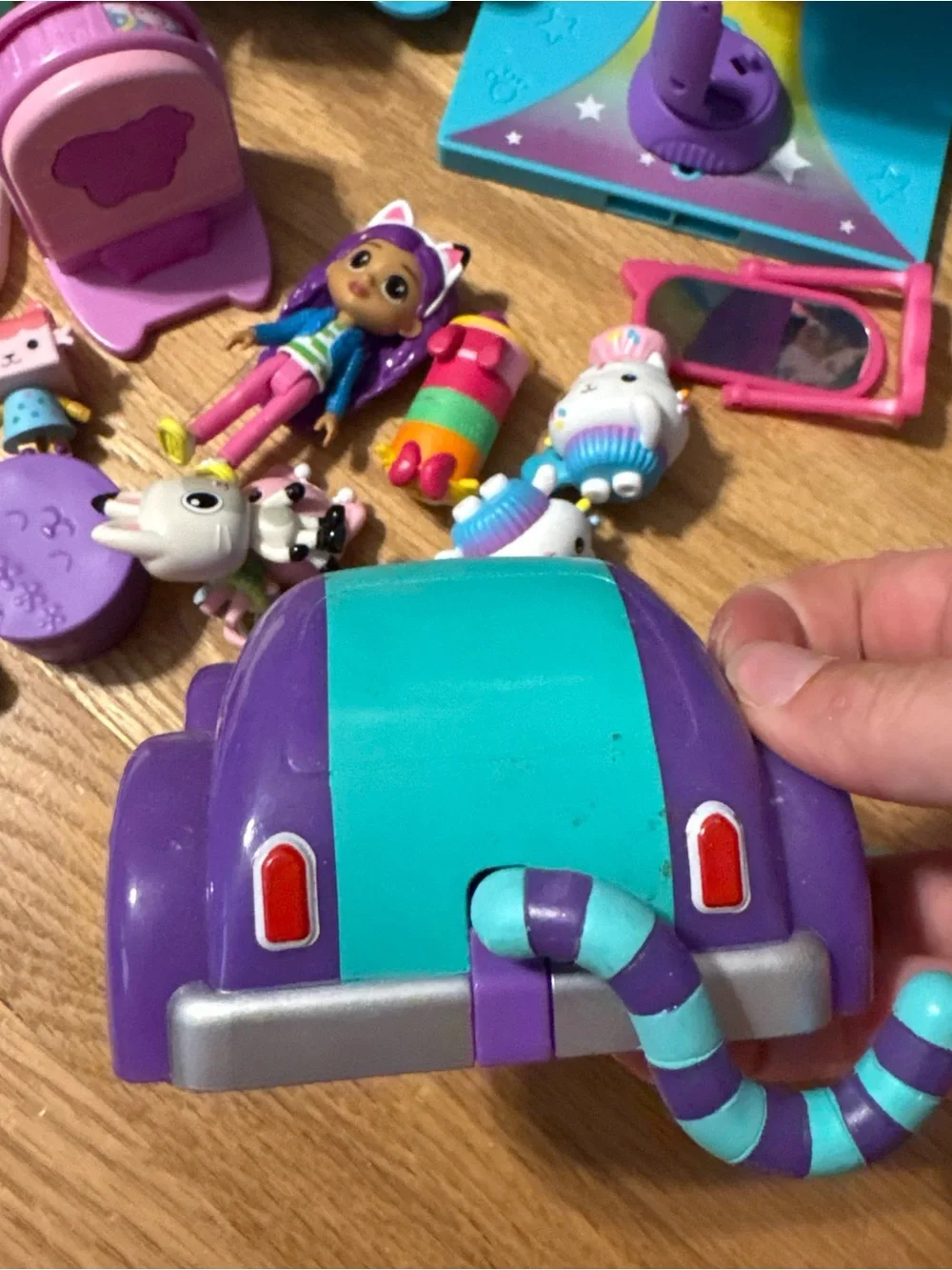 Gabby’s Dollhouse Figure Play Set Bundle Lot Cat Car Toy